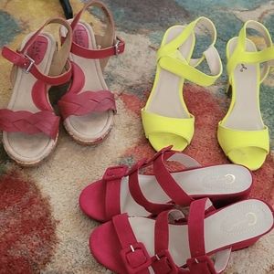 Lot of 3 pair size 7 shoes